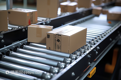 倉(cāng)庫(kù)貨物傳送帶 高效物流的核心樞紐